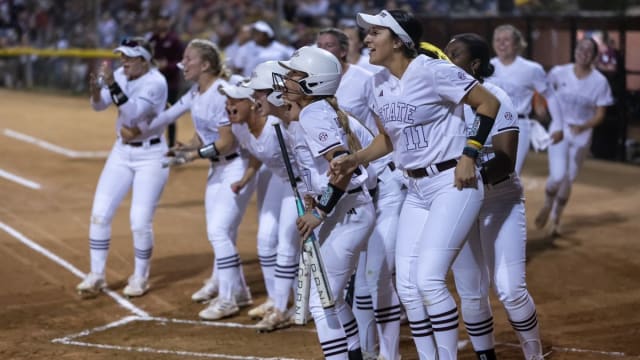 Mississippi State softball against No. 1 Oklahoma